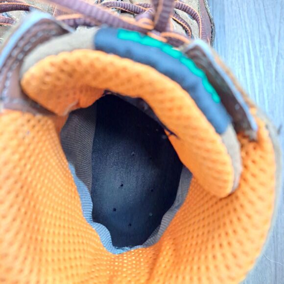 Hytest Steel Toe Boots. Brown Leather Lace Up Safty Shoes Men's Size 7 Wide - Picture 7 of 10